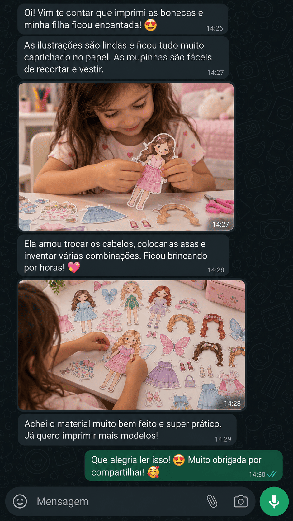 Depoimento de cliente 1